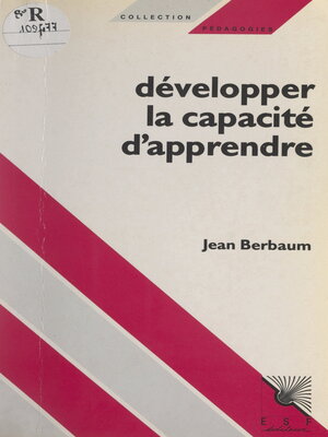 cover image of Développer la capacité d'apprendre